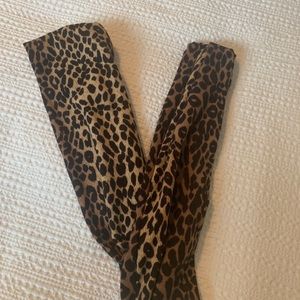 Leopard print scarf